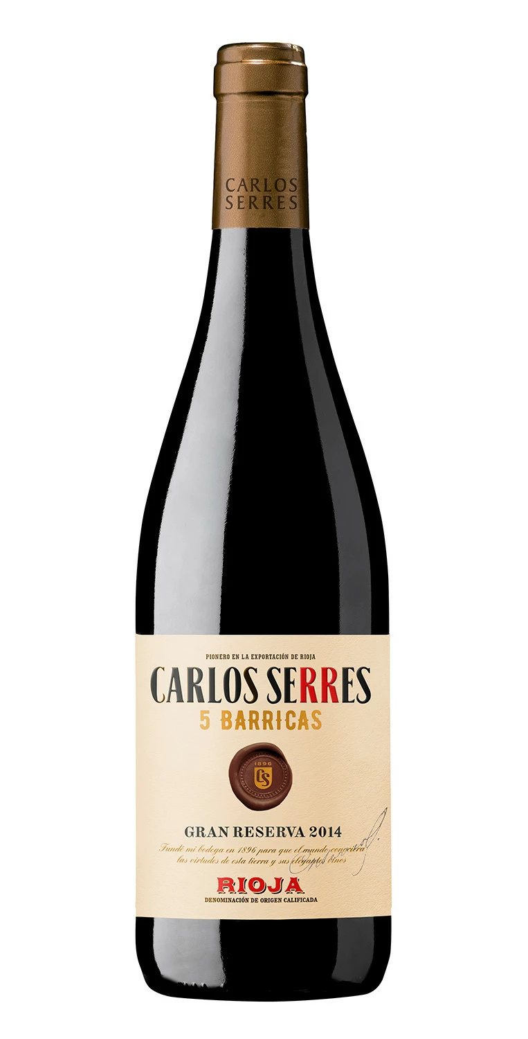 Carlos Serres 5 Barricas Gran Reserva 2014 1 Carlos Serres 5 Barricas Gran Reserva 2014